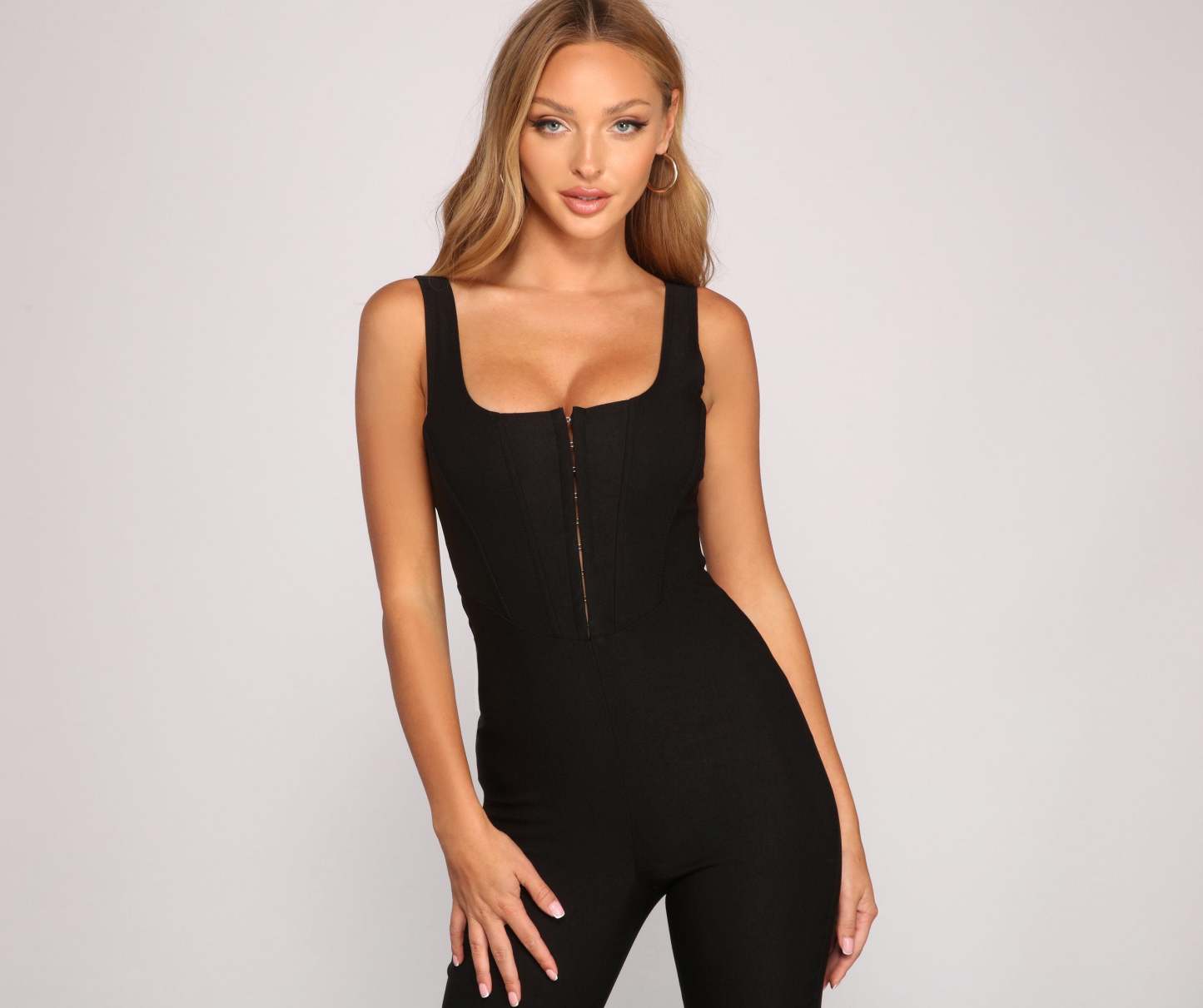 Fierce Vibes Corset Catsuit - Lady Occasions
