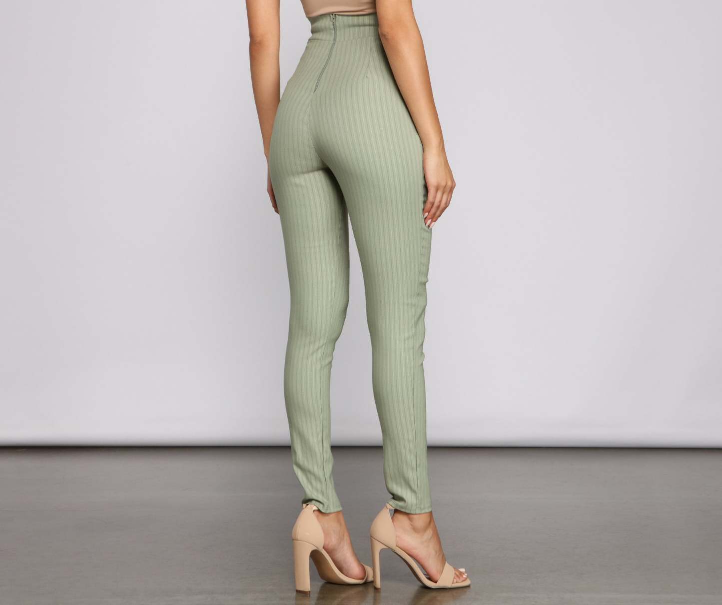 Stylishly Striped Tie-Waist Pants - Lady Occasions
