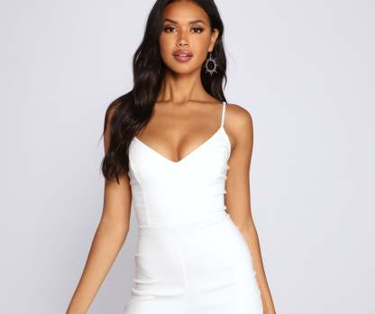 Feelin' Fresh Fitted Jumpsuit - Lady Occasions