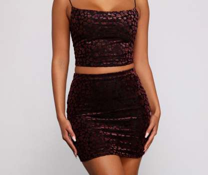 Heart Of Glam High Waist Mini Skirt - Lady Occasions