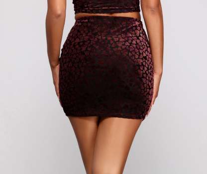 Heart Of Glam High Waist Mini Skirt - Lady Occasions