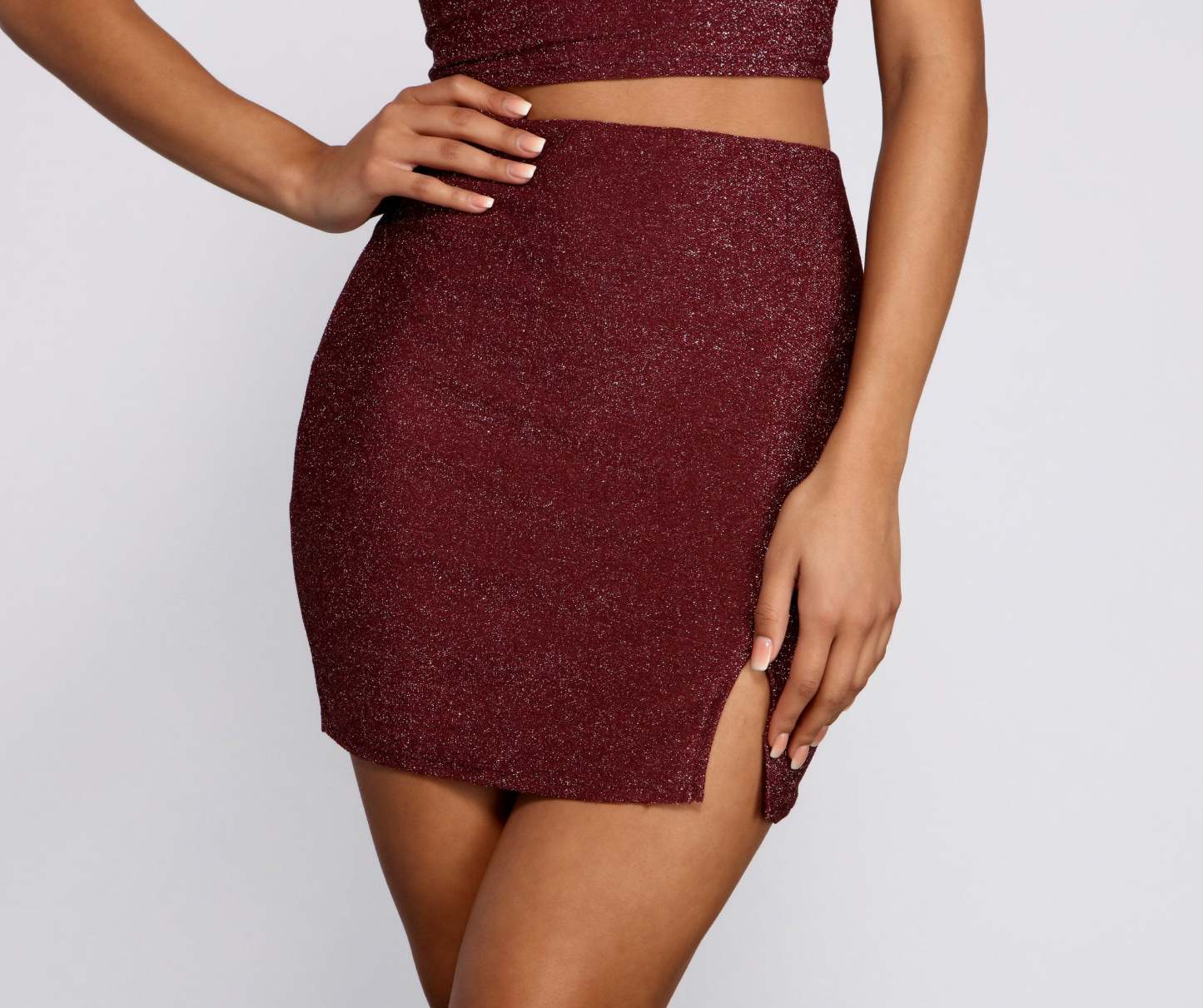 Glitter And Glam Mini Skirt - Lady Occasions