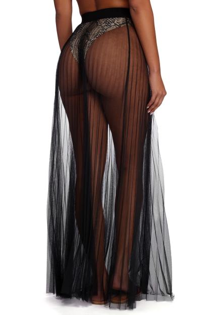 Mesmerizing In Mesh Maxi Skirt - Lady Occasions