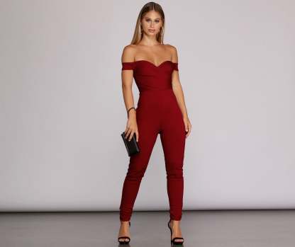 On Your Radar Sweetheart Jumpsuit - Lady Occasions