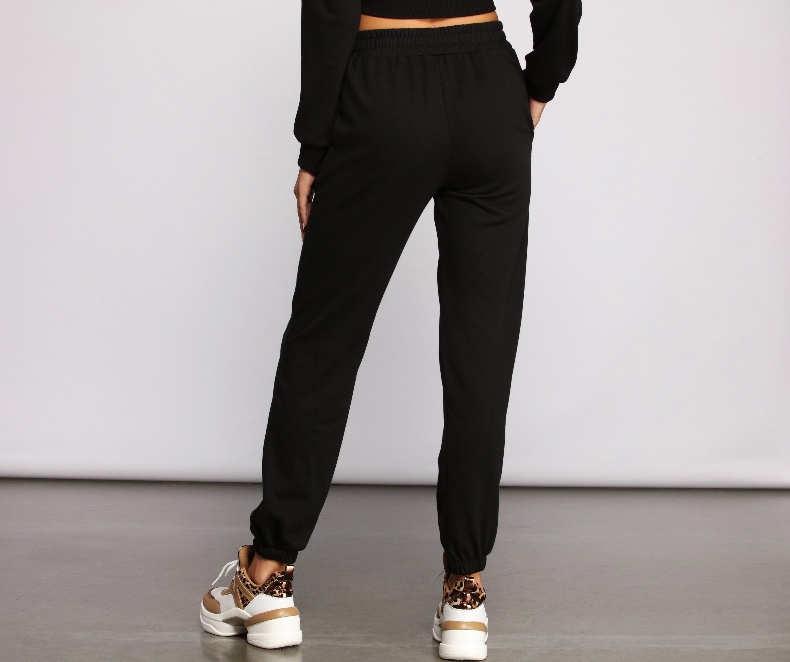 Cozy-Chic French Terry Joggers - Lady Occasions