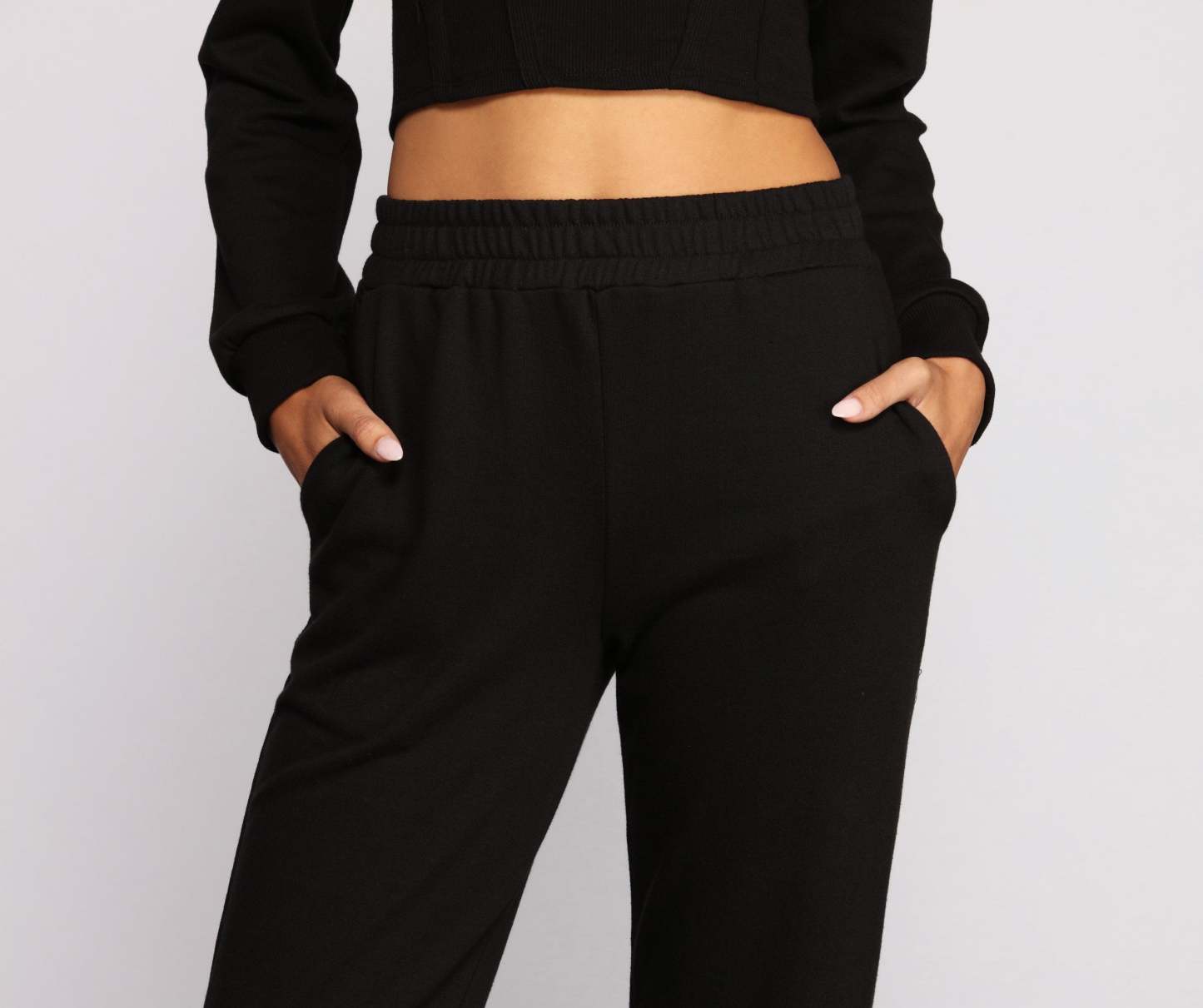 Cozy-Chic French Terry Joggers - Lady Occasions