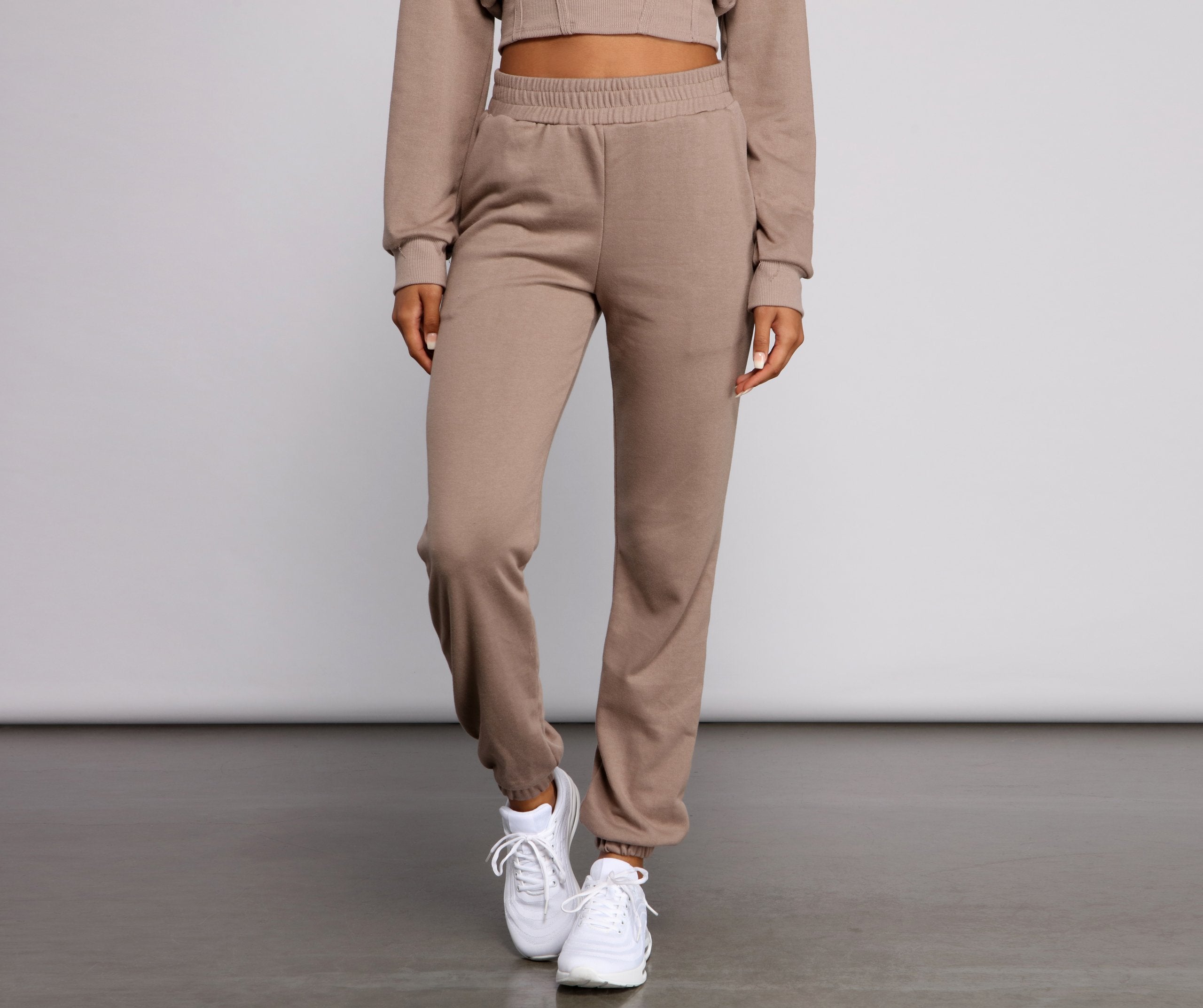 Cozy-Chic French Terry Joggers - Lady Occasions