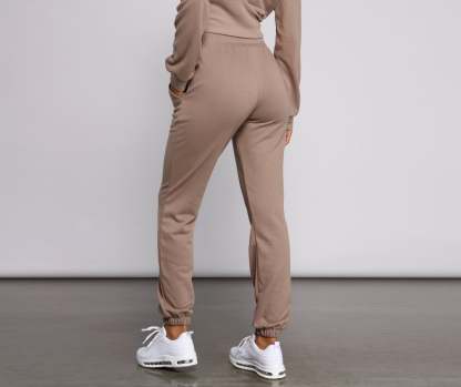 Cozy-Chic French Terry Joggers - Lady Occasions