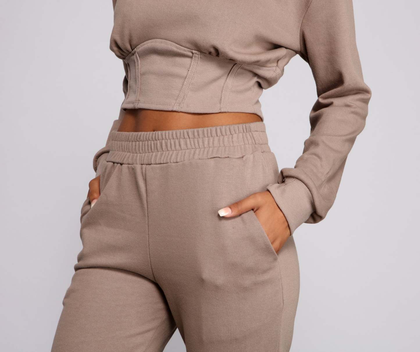Cozy-Chic French Terry Joggers - Lady Occasions