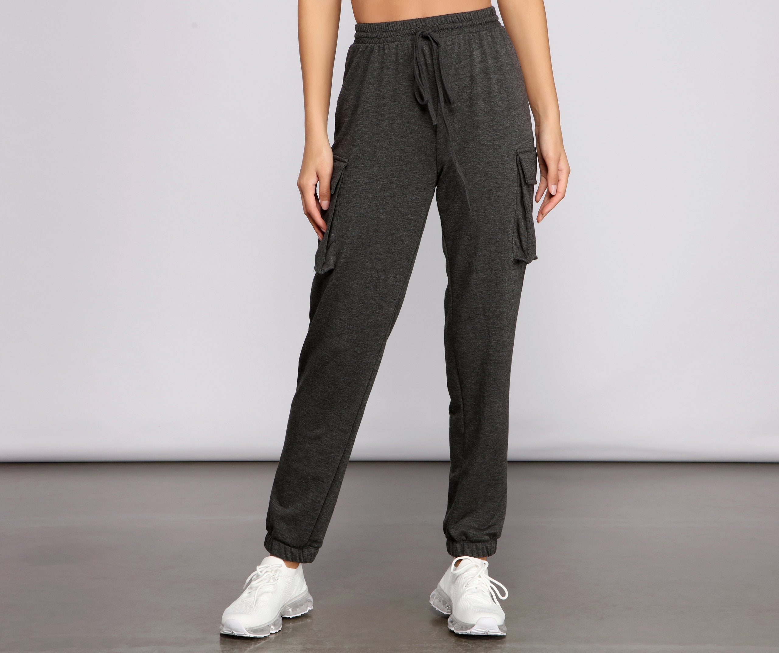 Cozy Cargo Jogger Sweatpants - Lady Occasions