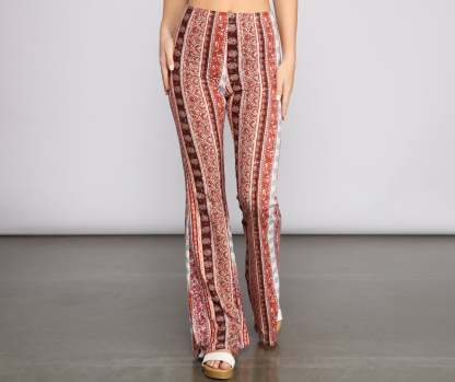 Wanderlust Beauty Flared Pants - Lady Occasions