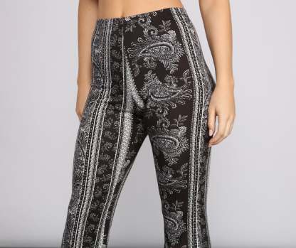 Wanderlust Beauty Flared Pants - Lady Occasions