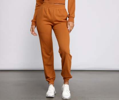 Cozy-Chic French Terry Joggers - Lady Occasions