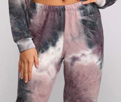 Colorfully Chic Tie Dye Joggers - Lady Occasions