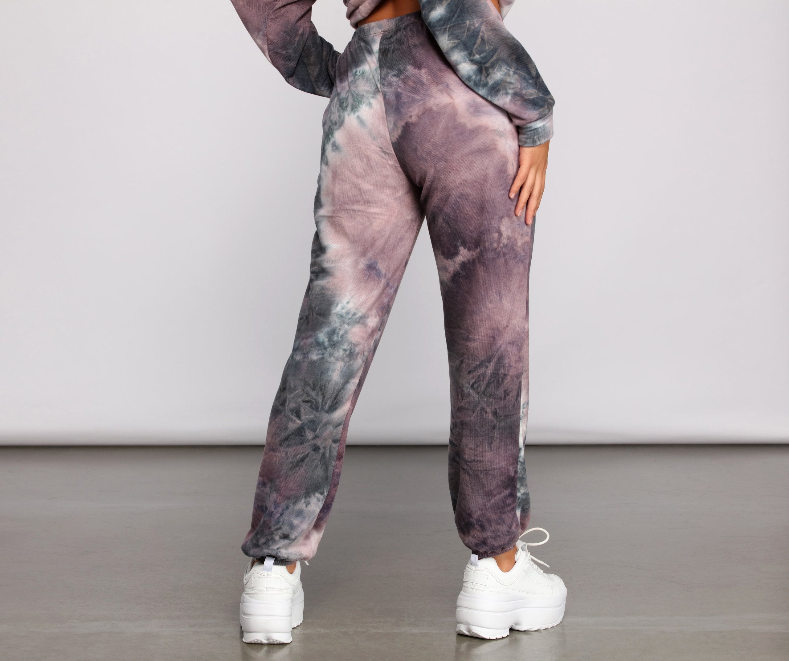 Colorfully Chic Tie Dye Joggers - Lady Occasions