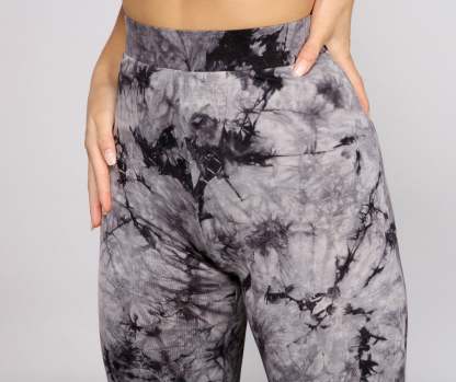 Go With The Flow Tie-Dye Pants - Lady Occasions