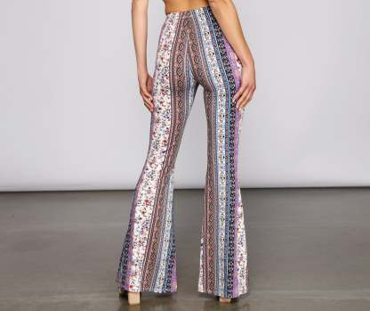 Bohemian Spirit Flared Pants - Lady Occasions