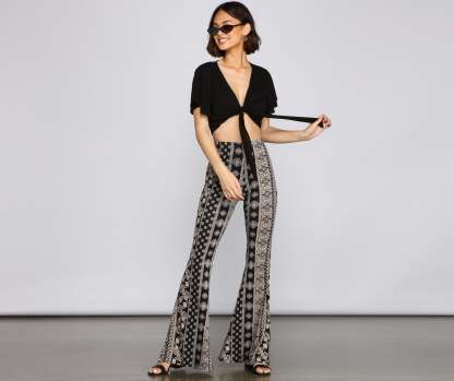 Wanderlust Beauty Flared Pants - Lady Occasions