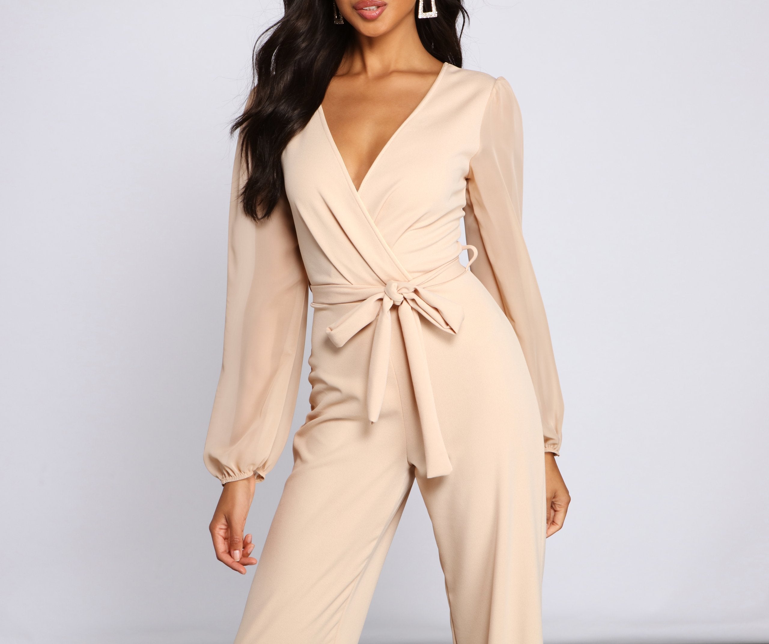 Effortless Beauty Chiffon Jumpsuit - Lady Occasions