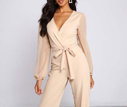 Effortless Beauty Chiffon Jumpsuit - Lady Occasions