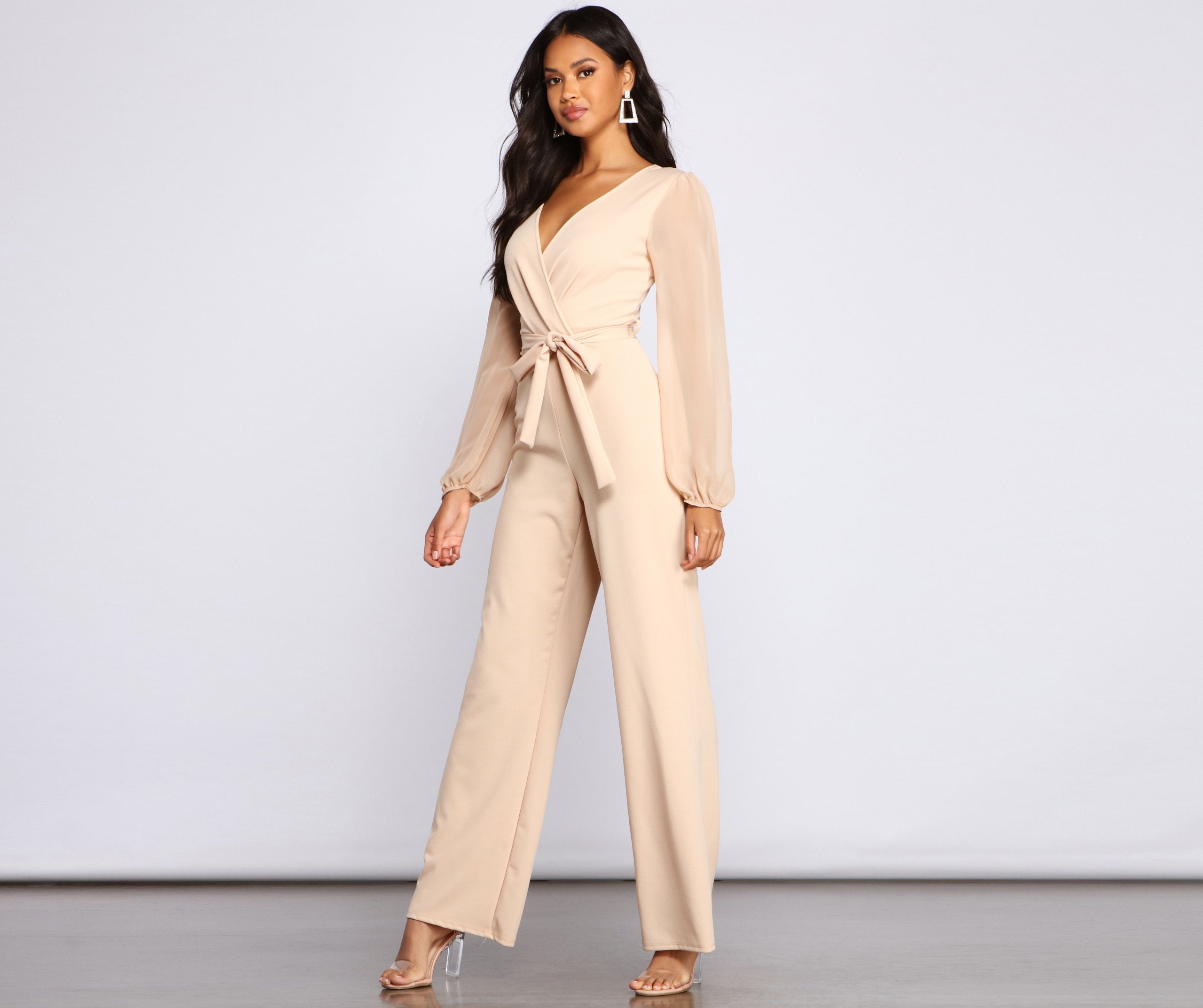 Effortless Beauty Chiffon Jumpsuit - Lady Occasions