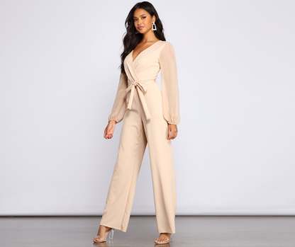Effortless Beauty Chiffon Jumpsuit - Lady Occasions