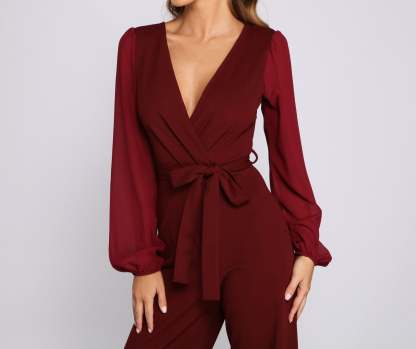 Effortless Beauty Chiffon Jumpsuit - Lady Occasions
