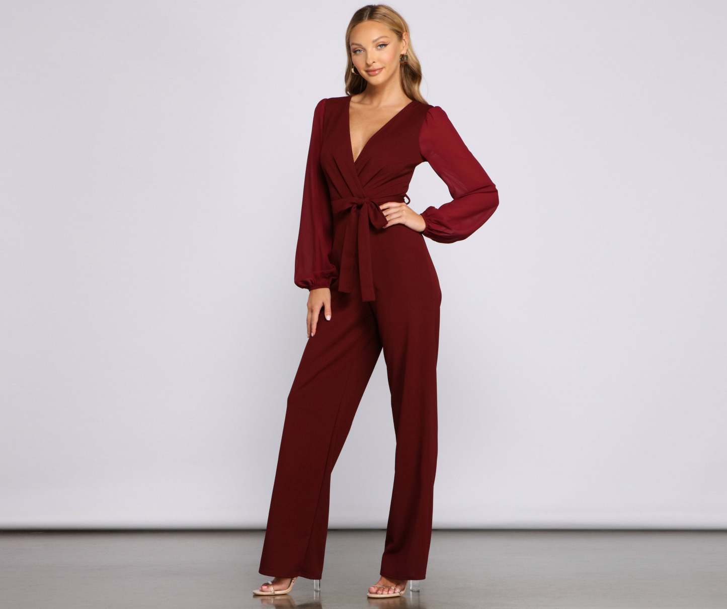 Effortless Beauty Chiffon Jumpsuit - Lady Occasions