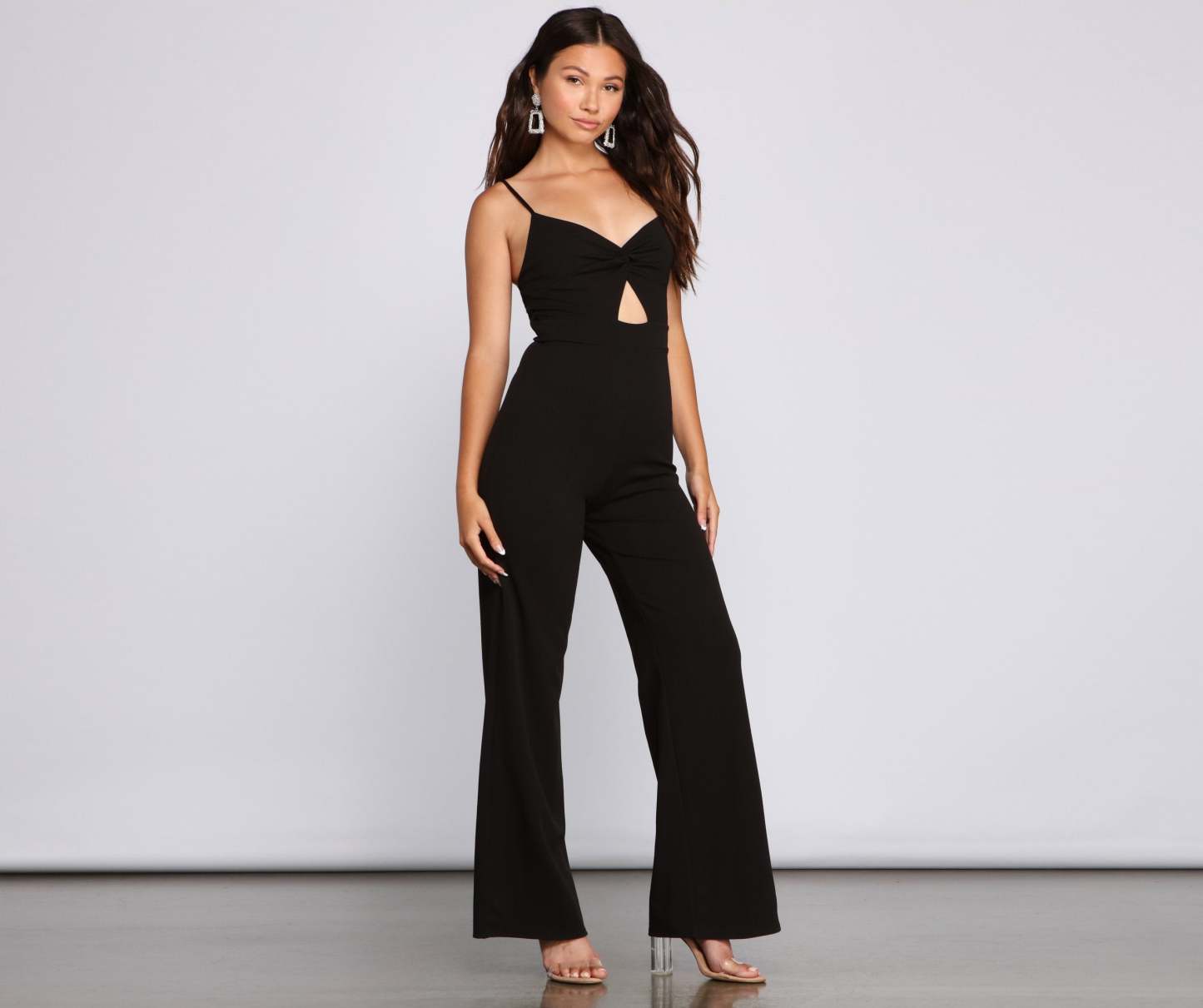 Key To Style Cutout Jumpsuit - Lady Occasions