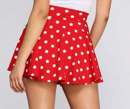 Miss Mouse Polka Dot Skort - Lady Occasions
