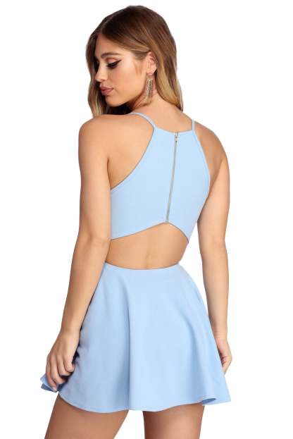 Flowy And Flirty Skater Romper - Lady Occasions