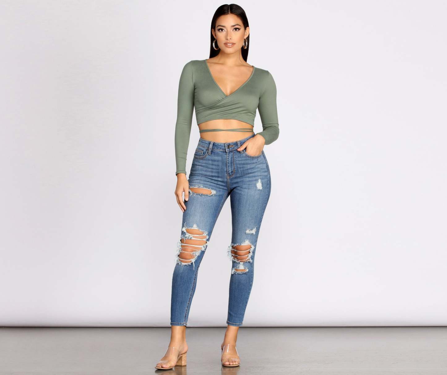 Taking Chances Cropped Skinny Jeans - Lady Occasions