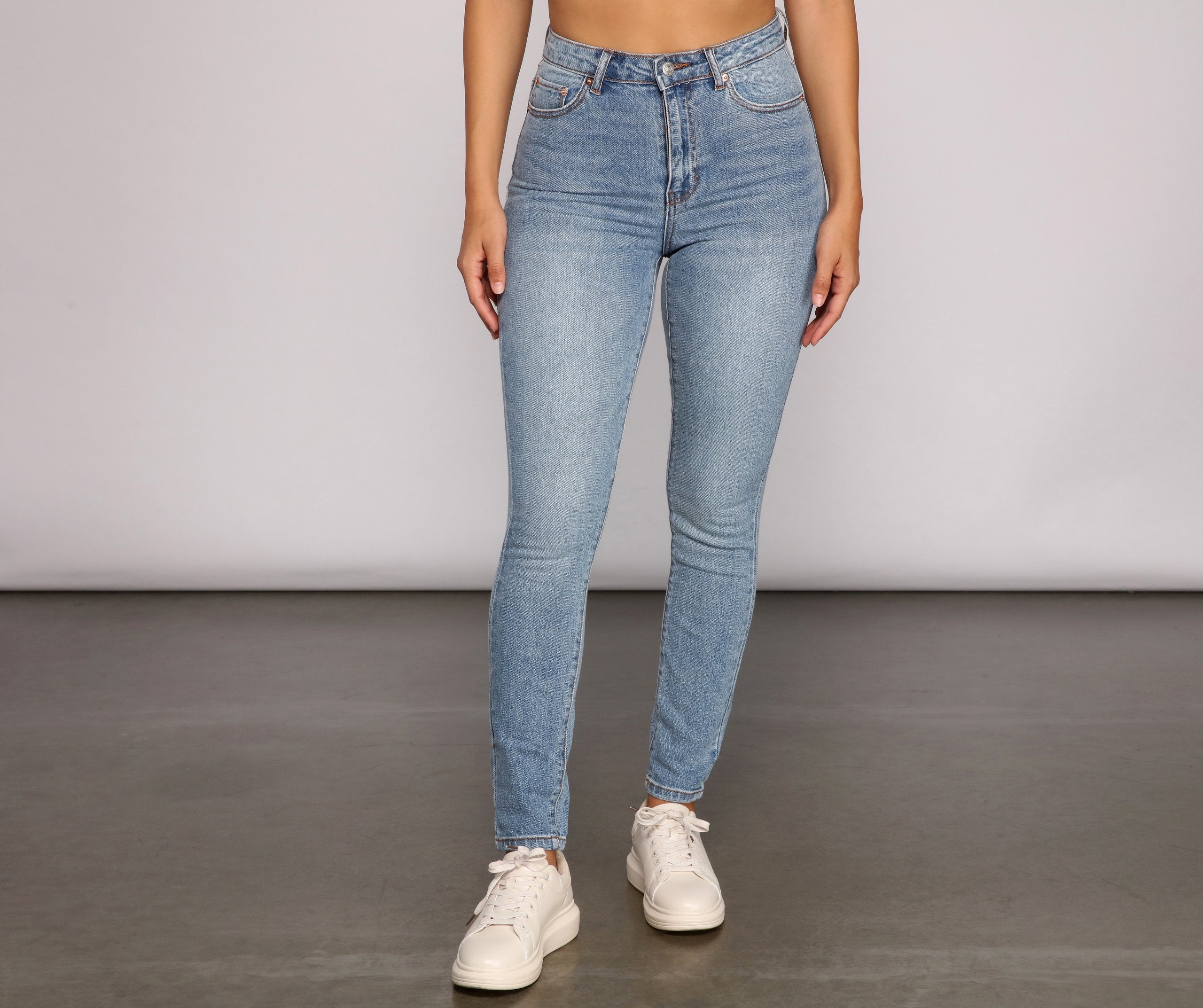 Girl Next Door High Waist Jeans - Lady Occasions