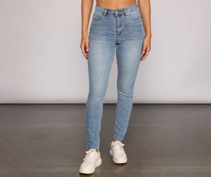 Girl Next Door High Waist Jeans - Lady Occasions