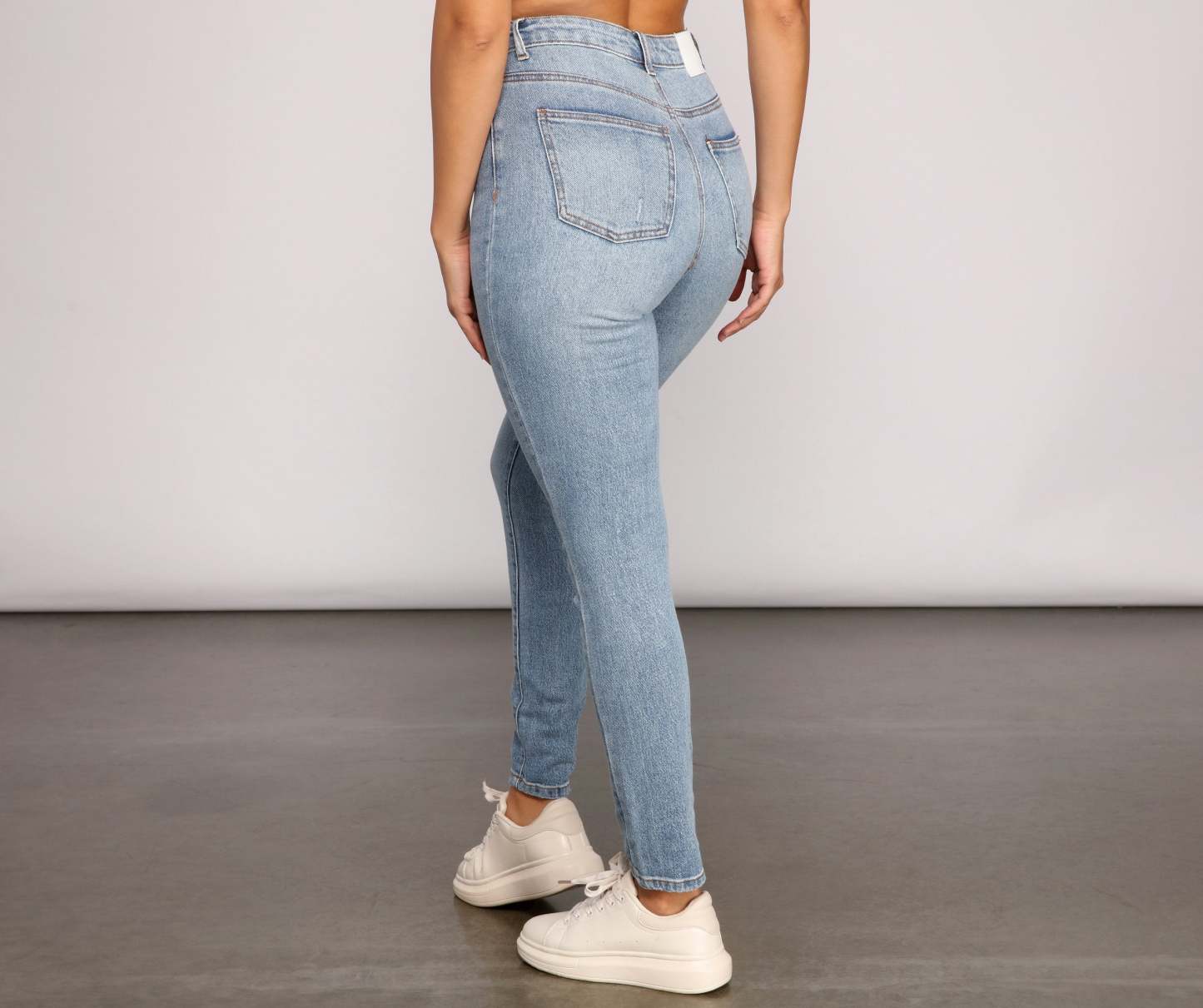 Girl Next Door High Waist Jeans - Lady Occasions