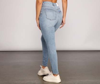 Girl Next Door High Waist Jeans - Lady Occasions