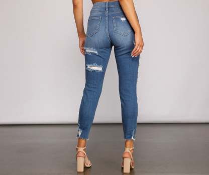 Denim Days High Waist Skinny Jeans - Lady Occasions