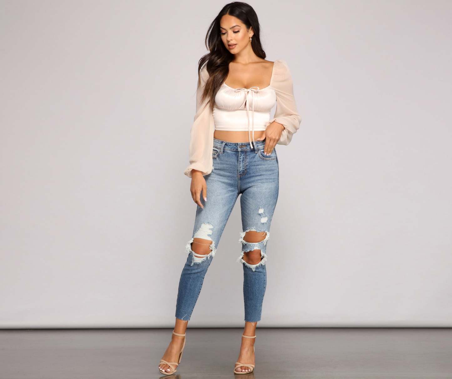 Stylish Staple High Rise Skinny Jeans - Lady Occasions