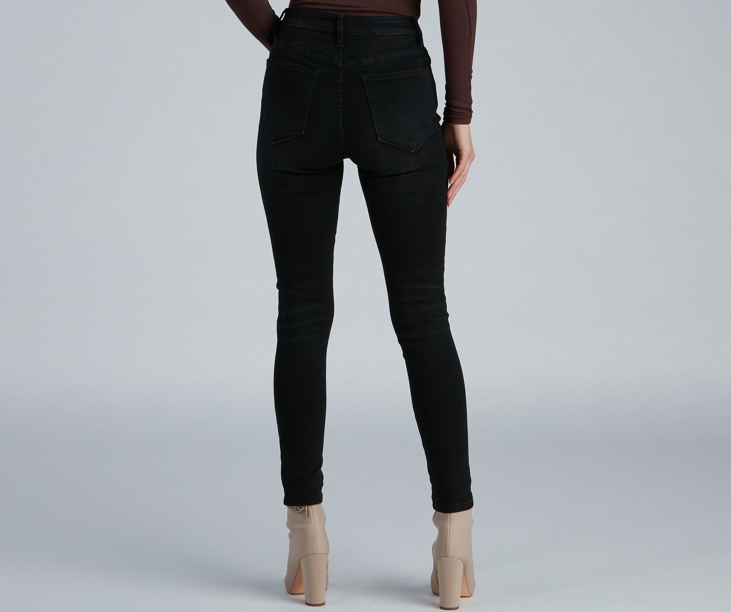 New In Town Mid-Rise Distressed Crop Skinny Jeans - Lady Occasions