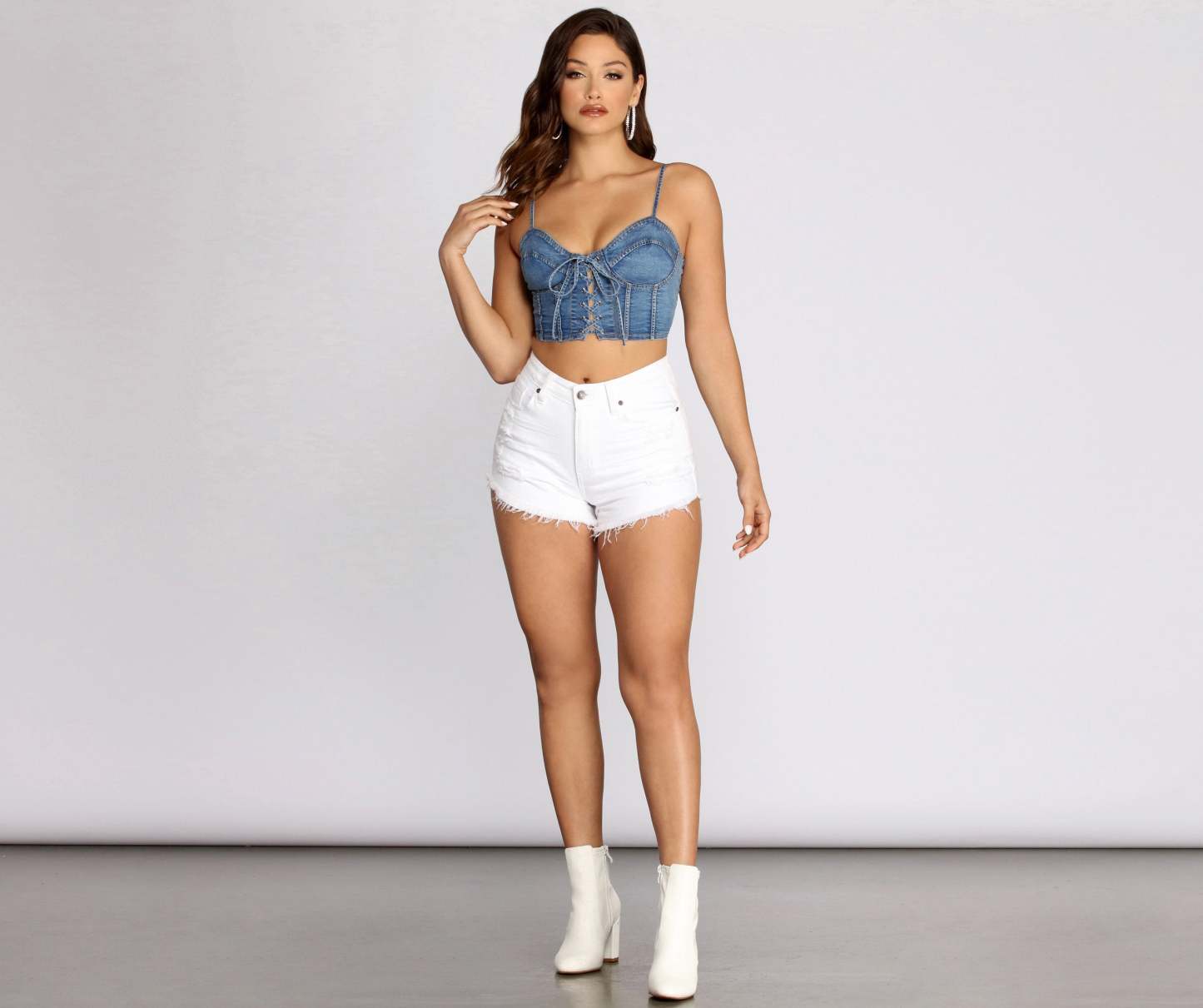Issa Vibe High Waist Shorts - Lady Occasions