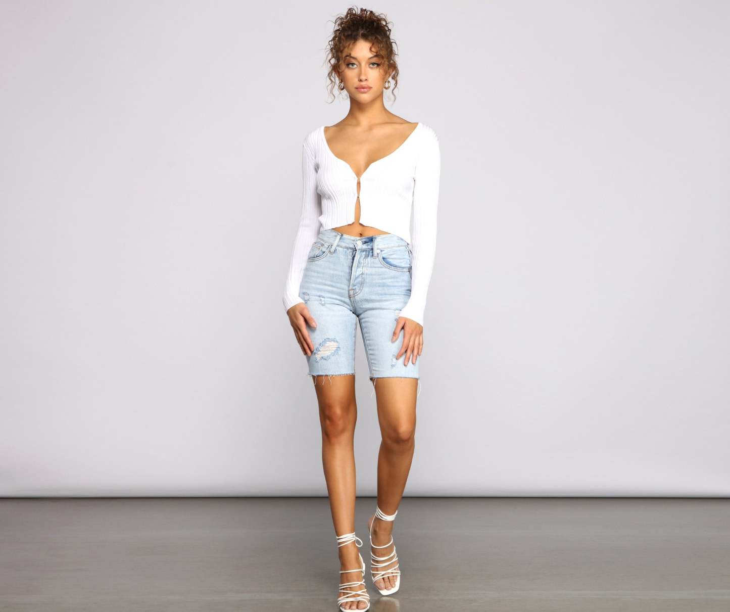 My Own Way High Rise Denim Shorts - Lady Occasions