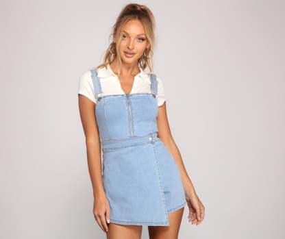 Easy Denim Days Shortalls - Lady Occasions