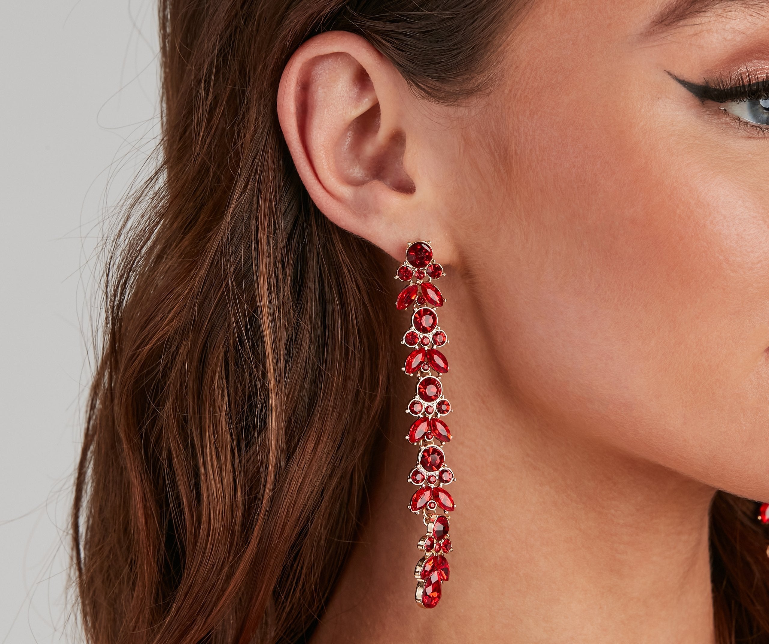 Natural Beauty Linear Leaf Earrings - Lady Occasions