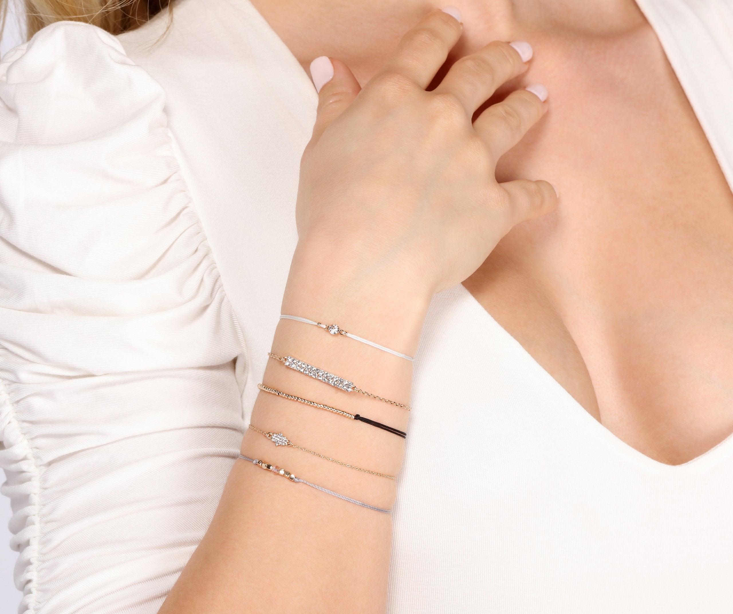Coast To Coast Beaded Bolo Bracelet 5 Pack - Lady Occasions