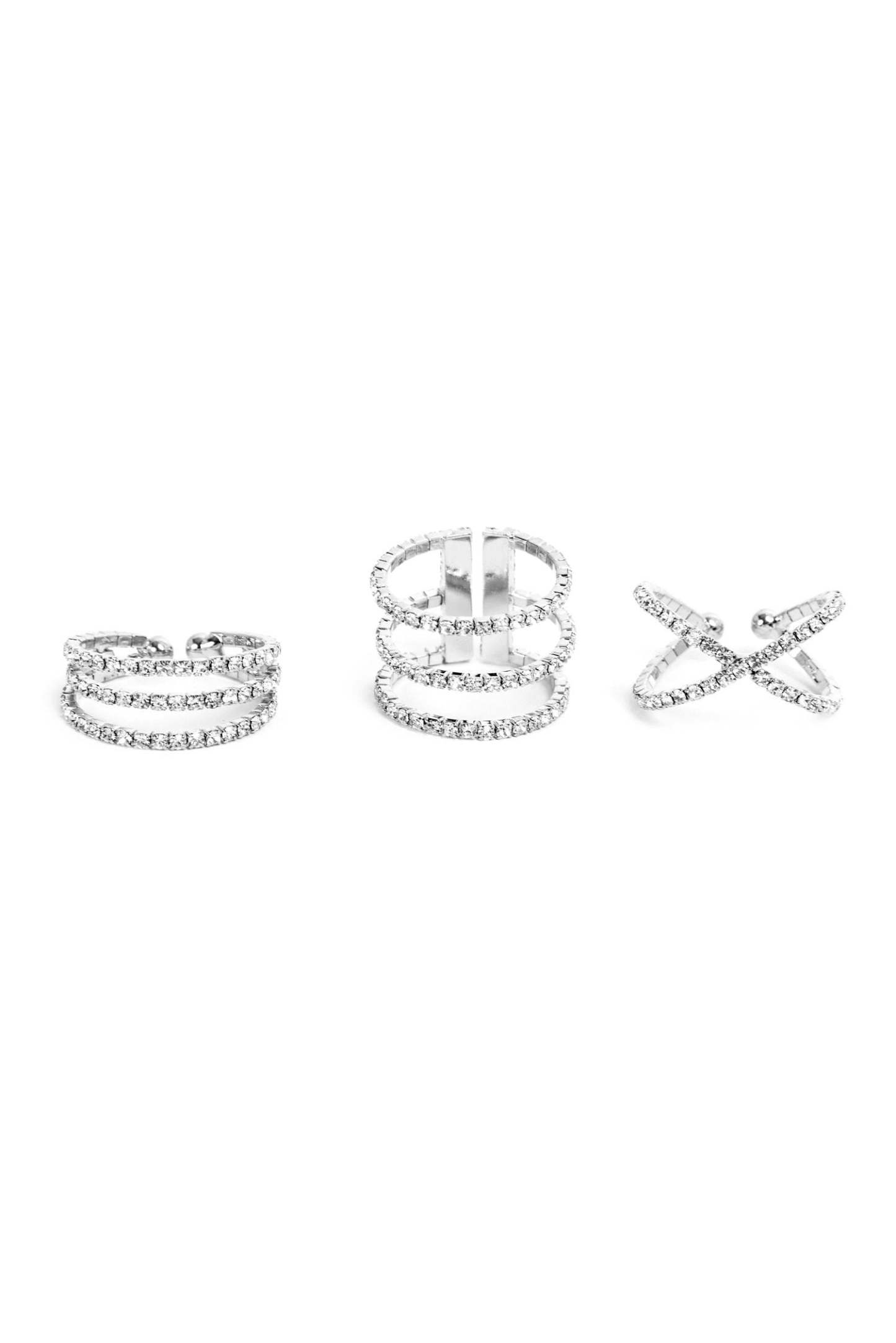 Three On Card Rhinestone Set - Lady Occasions
