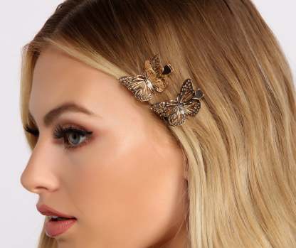 Gold Moments Butterfly Clips - Lady Occasions