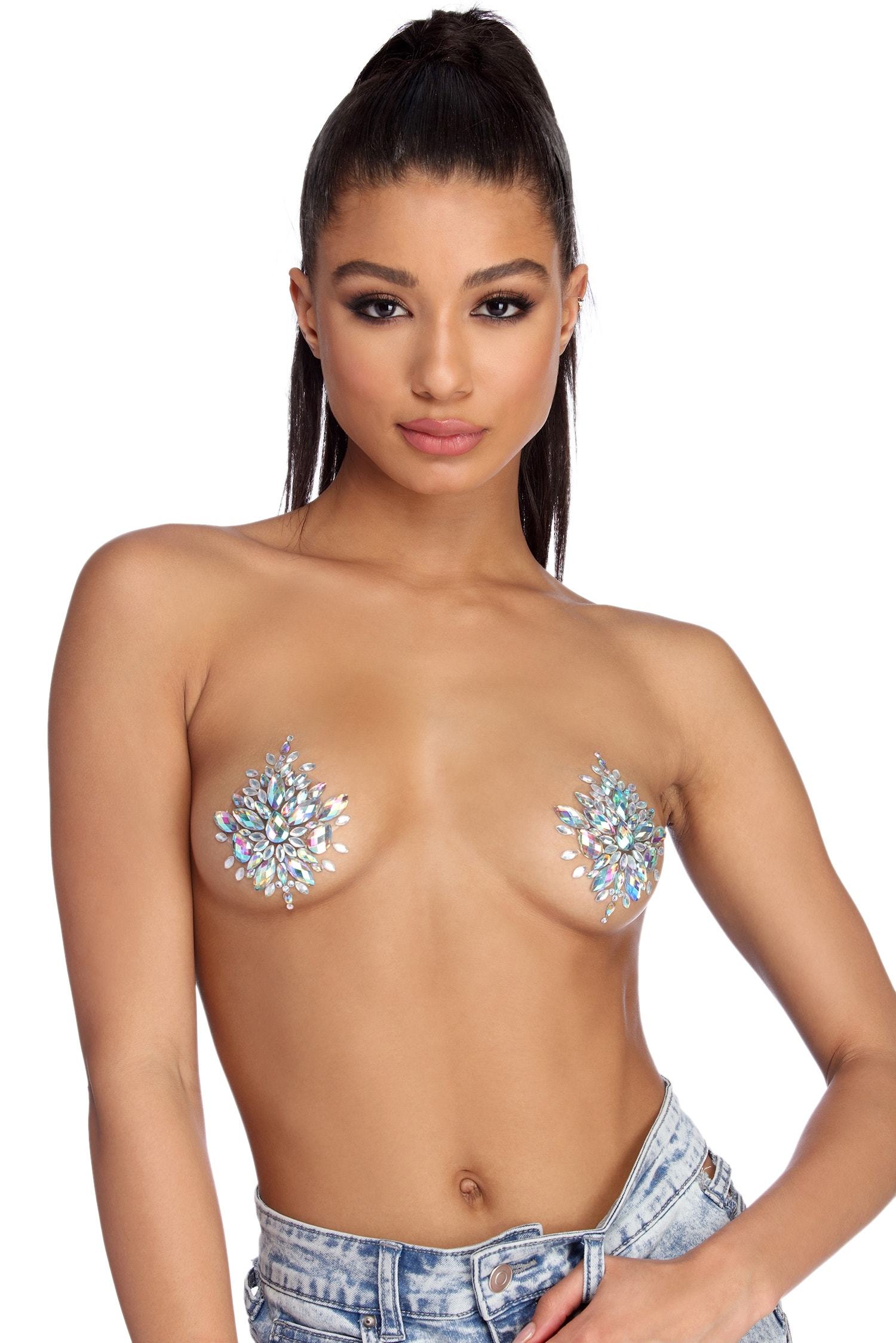 Iridescent Gem Pasties - Lady Occasions