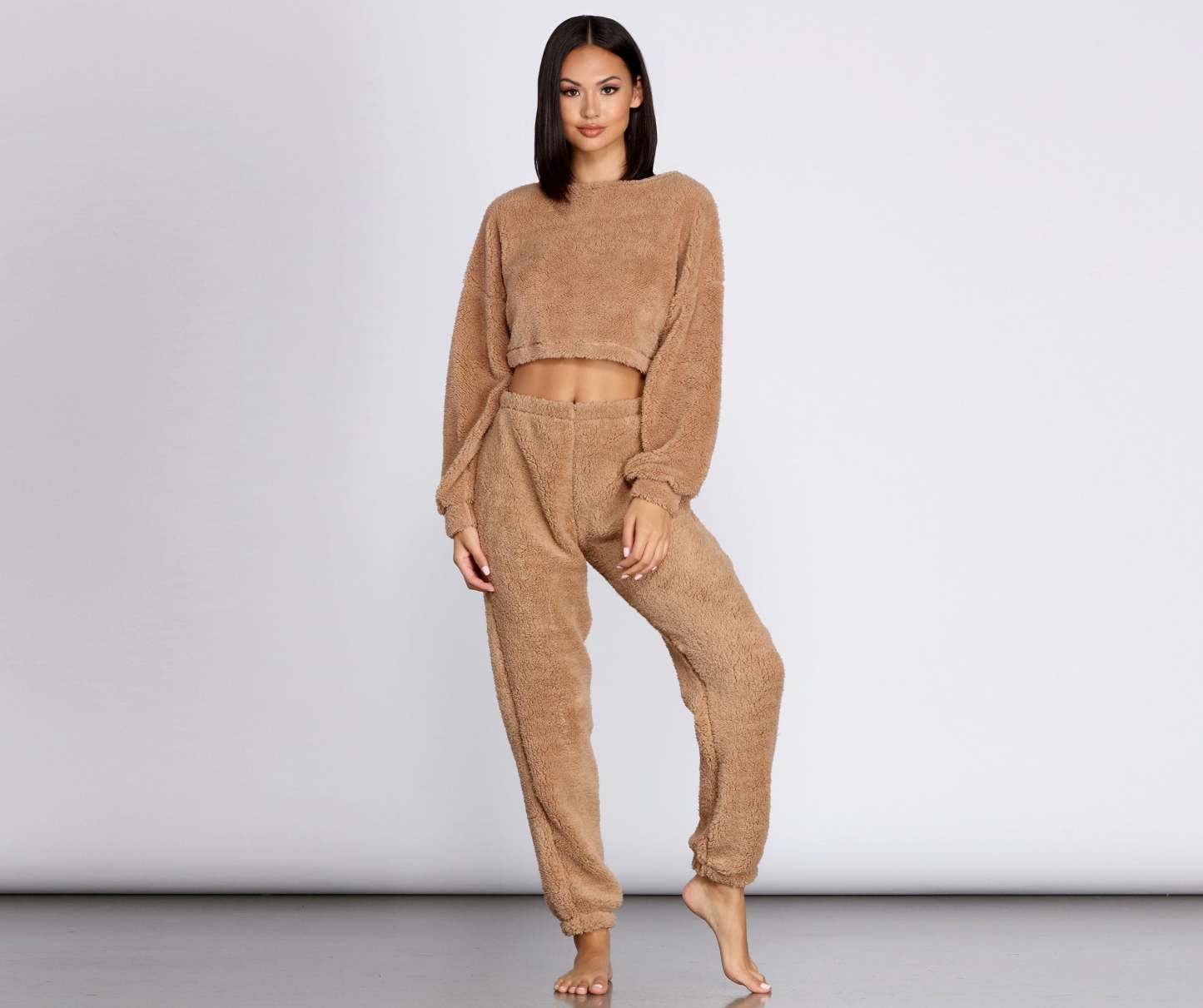 Cozier Than Ever Sherpa PJ Top - Lady Occasions