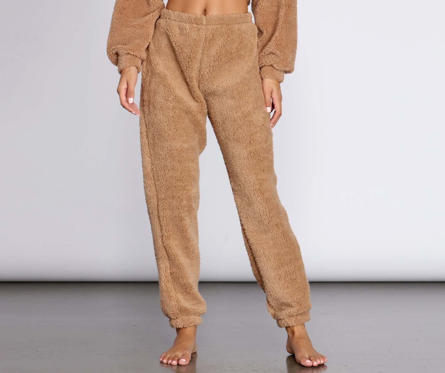 Cozier Than Ever Sherpa PJ Joggers - Lady Occasions