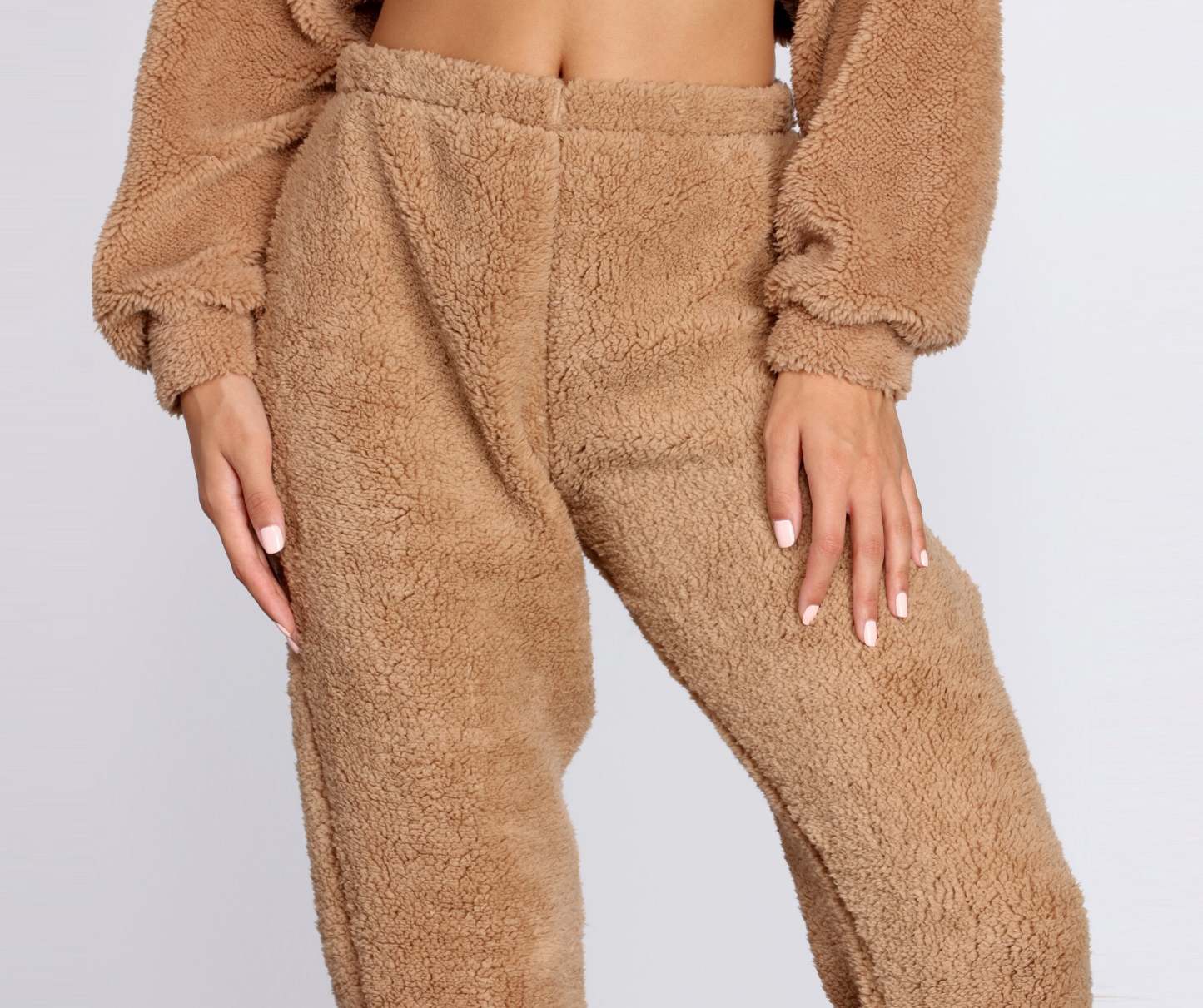Cozier Than Ever Sherpa PJ Joggers - Lady Occasions